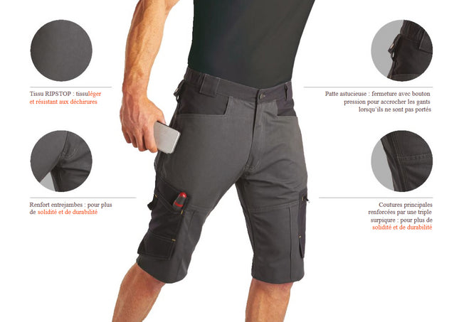 Gérin Evasion Arbeits-Bermudashorts