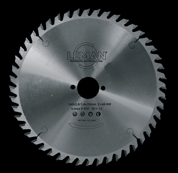 Leman circular saw blade for portable machines