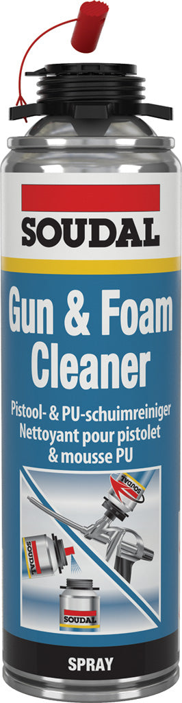 Nettoyant pistolet mousse PU Soudal