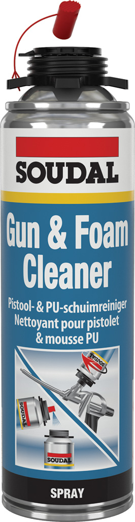 Nettoyant pistolet mousse PU Soudal