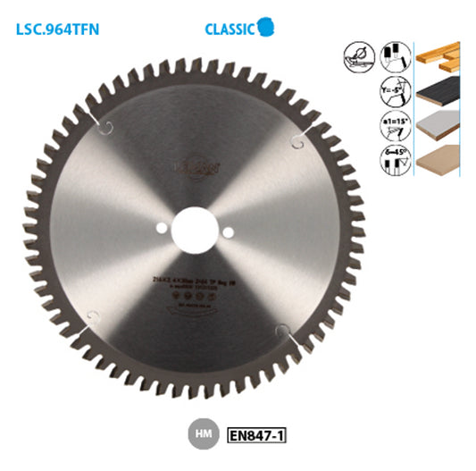 Leman-Sägeblatt für Gehrungssäge 216 mm