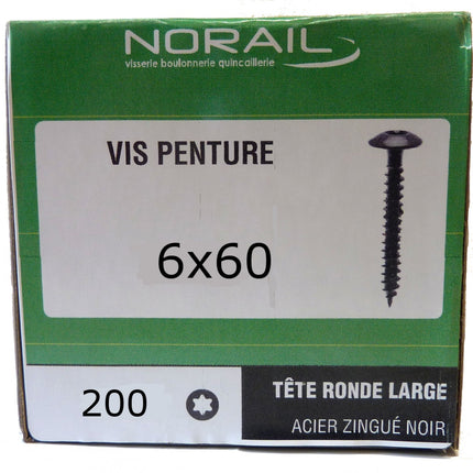 Scharnierschraube 6 x 60 Norail