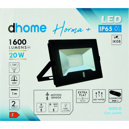 Projecteur LED Dhome avec détecteur