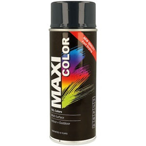Bombe de peinture MAXICOLOR gris anthracite 7016