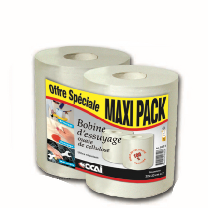 Bobine d’essuyage Maxi Pack – Efficacité et économie