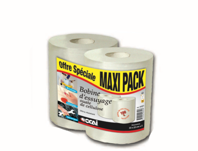 Bobine d’essuyage Maxi Pack – Efficacité et économie