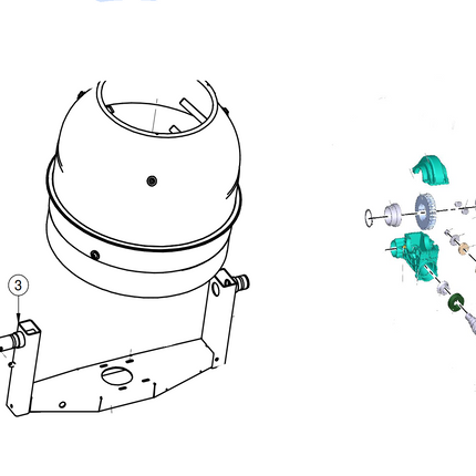 Leman LOPOG226 Schleifkopf