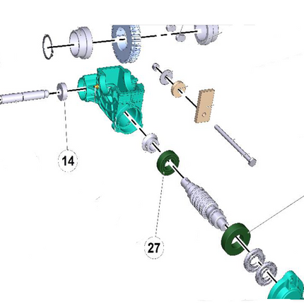Roulement réducteur Imer