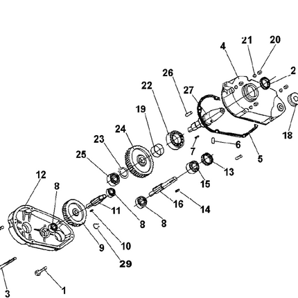 Circlip de maintien pour poulie réducteur de cuve – pièce d’origine IMER