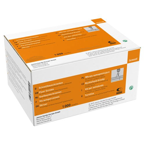 Vis autoperceuses Fermacell pour plaques de sol – 3,9 x 22 mm