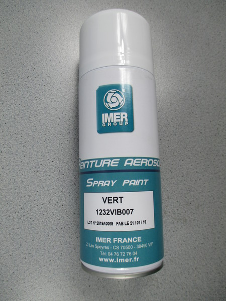 Bombe de peinture verte d’origine IMER – 400 ml