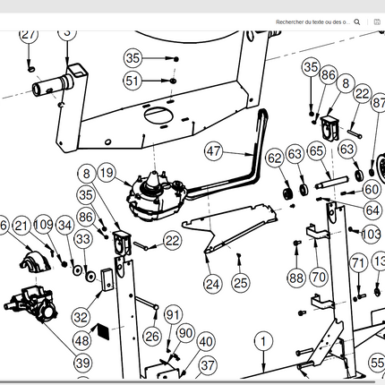 Circlip de maintien pour poulie et volant de basculement – pièce d’origine IMER
