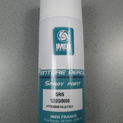 Bombe de peinture grise d’origine IMER – 400 ml