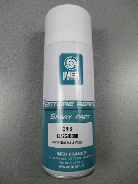 Bombe de peinture grise d’origine IMER – 400 ml