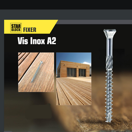 Vis terrasse inox A2 5x50