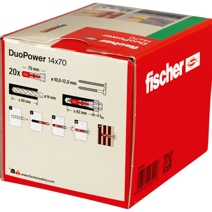 CHEVILLES FISCHER DUOPOWER 14 * 70 collerette