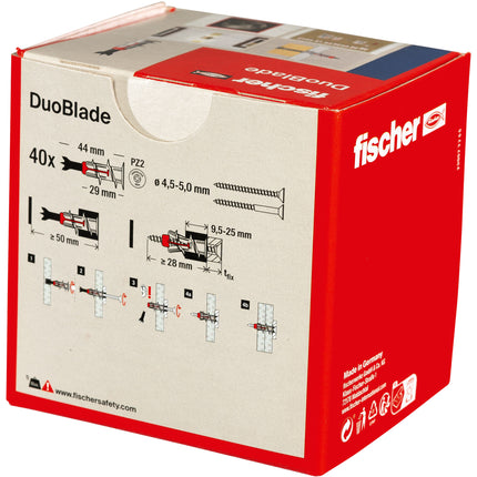 CHEVILLES FISCHER DuoBlade autoforeuse