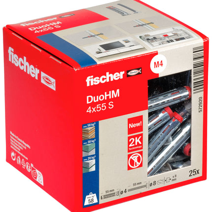 CHEVILLES FISCHER DuoHM 4*55 PZ