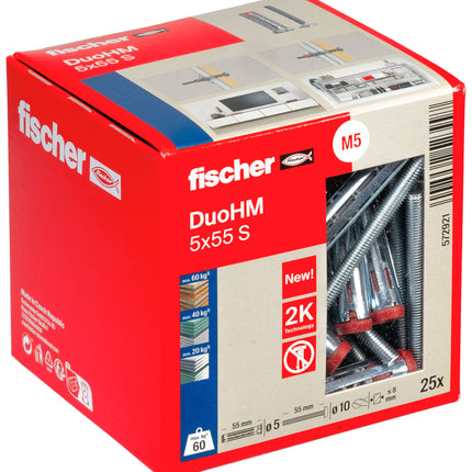 CHEVILLES FISCHER DuoHM 5*55 PZ