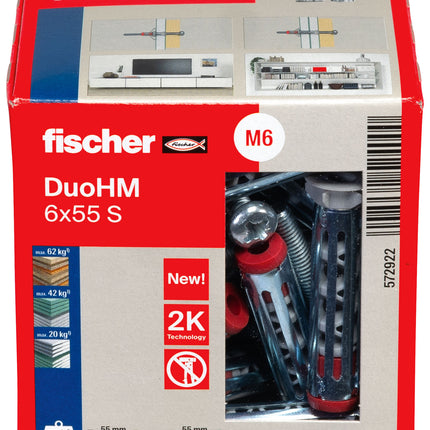 CHEVILLES FISCHER DuoHM 6*55 PZ