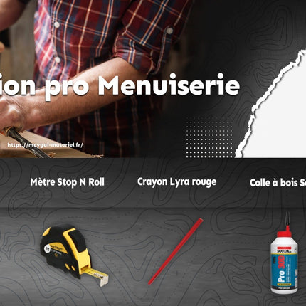 Kit d’outils de menuiserie