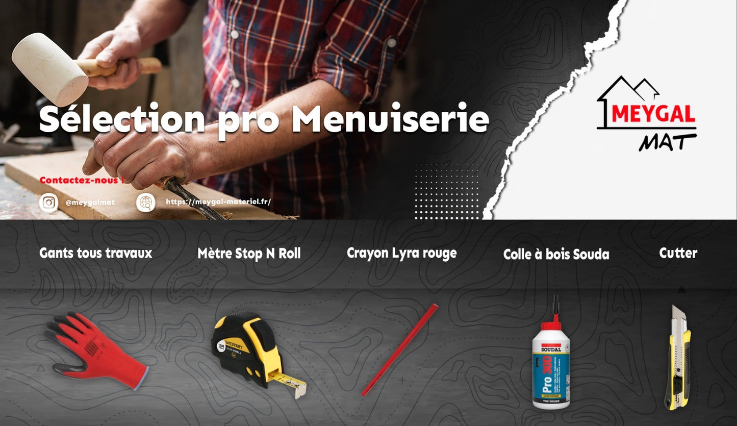 Kit d’outils de menuiserie