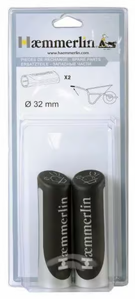 Paires de poignées bi-matières Haemmerlin pour brouette