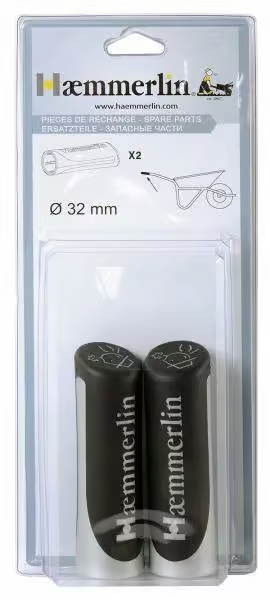 Paires de poignées bi-matières Haemmerlin pour brouette