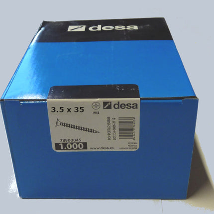 Vis 3.5 x 35 plaque de plâtre