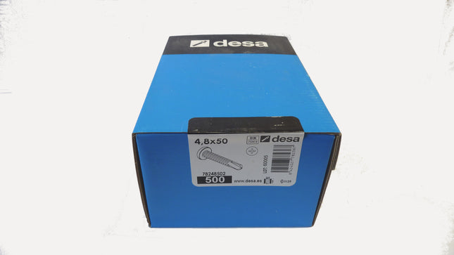 Boîte de 500 vis autoperforantes 4,8 × 50 mm